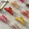 Strass colorati acrilico capelli artiglio striscia squalo fermagli per capelli geometria accessori per le donne festa di viaggio HangZhi 2022 nuovo
