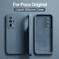Poco F6 F5 Pro Custodia protettiva per obiettivo fotocamera in silicone liquido Custodie per