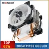 IWONGOU Cpu Coolers X99 Lga 2011 2 Heatpipes 3pin 90mm RGB ventola di raffreddamento per Intel