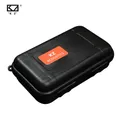 Custodia quadrata KZ Custodia per auricolari di fascia alta Borsa per custodia con cerniera in PU Scatola di immagazzinaggio portatile nera Cuffie HiFi originali