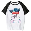 Maglietta da donna maglietta da donna streetwear maglietta da donna giapponese harajuku comic