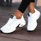 Scarpe da corsa da donna Scarpe casual traspiranti Scarpe sportive da tennis bianche leggere da