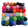 10g/20g/50g/100g feltro di lana fibra di feltro tessuto feltro giocattoli artigianali feltro di lana