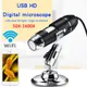Microscopio digitale portatile regolabile 1600X 2MP 8 LED Lente d'ingrandimento USB digitale portatile Ingrandimento elettronico HD Endoscopio