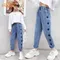 Casual bambini neonate pantaloni da Cowboy primavera autunno neonate stampa Jeans bambini ragazze abbigliamento per bambini bambini neonate Jeans