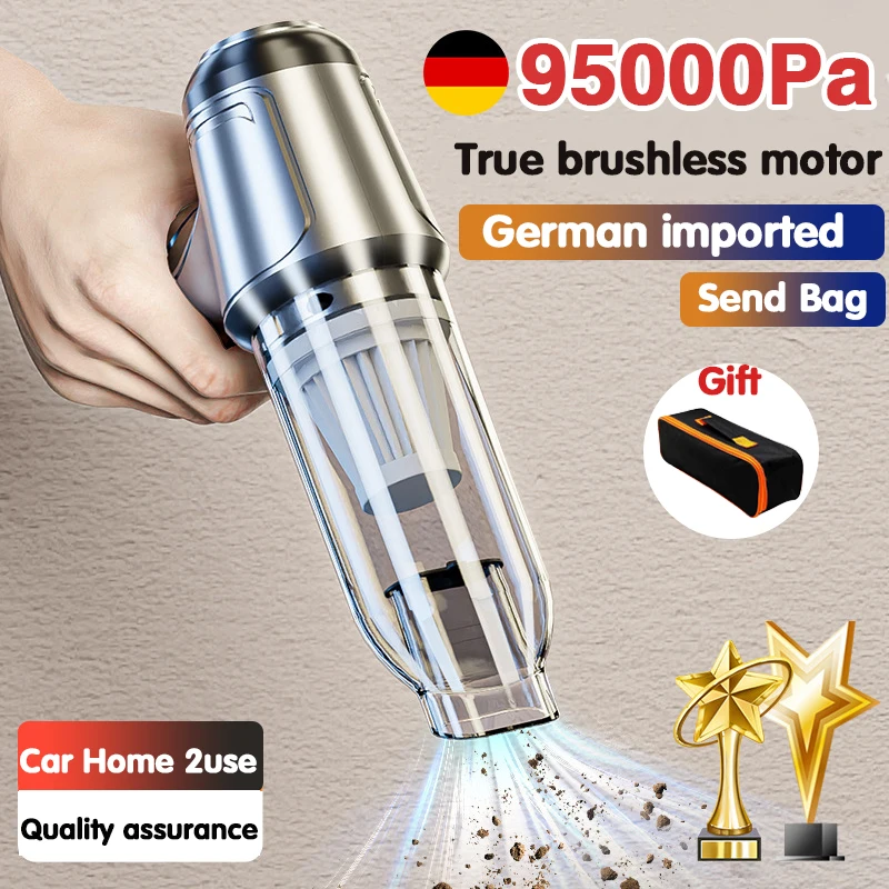 95000Pa 3 in1 aspirapolvere Wireless per auto 120W aspirapolvere senza fili per elettrodomestici aspirapolvere per la casa e l