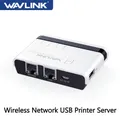 Server stampante USB wireless Wavlink 10/100Mbps Ethernet a rete USB 2.0 Server di stampa LPR/Adattatore di rete standard WiFi 2.4G