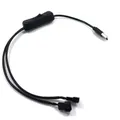 Cavo adattatore di alimentazione ventola da 1 a 2 vie connettore ventola PWM 5V da USB a 3/4 Pin con interruttore On/Off, 22awg 40cm/pollici