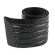 Protezione per davanzale della porta del bagagliaio dell'auto in fibra di carbonio Protezione per paraurti posteriore 104 * 8 cm Modanature in gomma Pad Trim Striscia di copertura Auto Styling