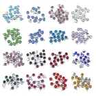 30 pz/lotto ciondoli di cristallo gioielli fai da te risultati colorati ciondoli pietra portafortuna collana pendente braccialetto accessori fatti a mano