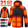 21 aree giacche riscaldanti per moto giacca da moto da uomo giacca riscaldante USB calda da donna