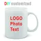 Fai da te personalizzato 350ML 12 once tazza di ceramica stampa foto foto LOGO testo personalizzato