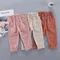 Pantaloni carota per bambini 2024 Nuovi vestiti autunnali Abbigliamento per bambini Calzature tinta