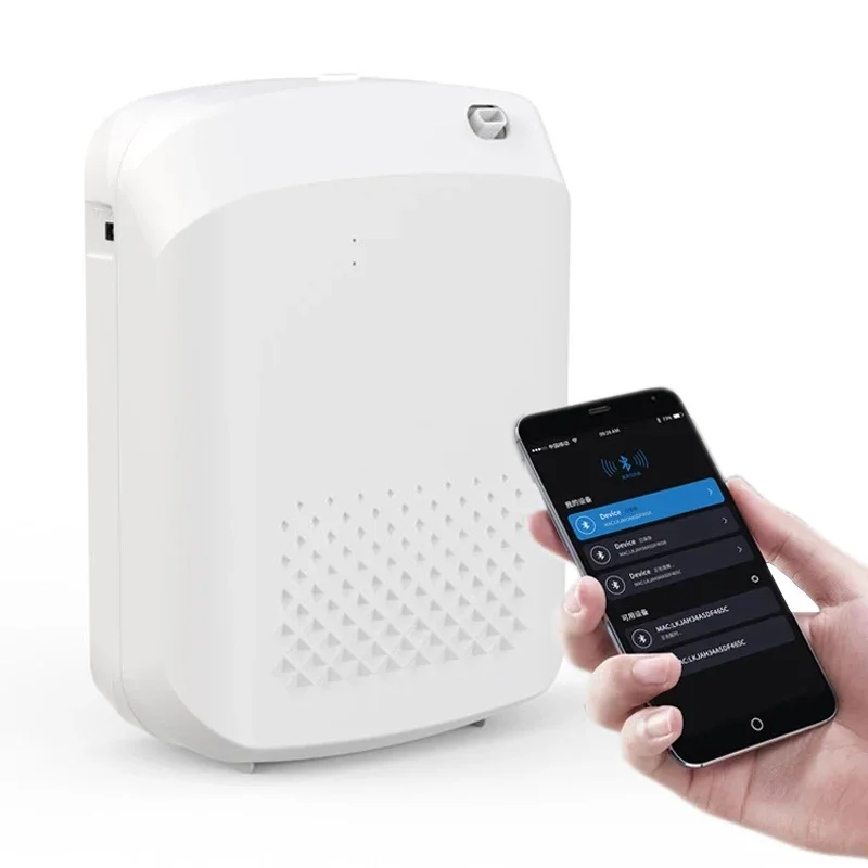 Diffusore di aromi intelligente Hotel Diffusore di fragranze Copertura 500m3 Odore elettrico per la casa Diffusore di oli essenziali di controllo Bluetooth