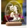 Lampada fotografica 3D foto e testo personalizzati personalizzati personalizzati san valentino