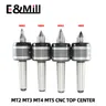 MT2 MT3 MT4 MT5 tornio CNC Morse centro rotante Standard doppio cono testa centro vivo per centro di