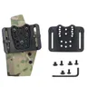 Tactical Kydex Holster vita Belt Loop Paddle Multi-holes Quick Pull Holster Adapter per Gun Case