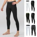 Nuovi pantaloni a compressione Leggings da uomo che corrono Sport pantaloni ad asciugatura rapida