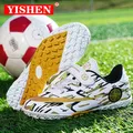 YISHEN scarpe da calcio scarpe da calcio per bambini tacchetti TF/FG allenamento per erba calzature