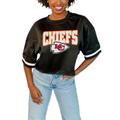 Women's Gameday Couture Black Kansas City Chiefs Game Face Fashion Jersey