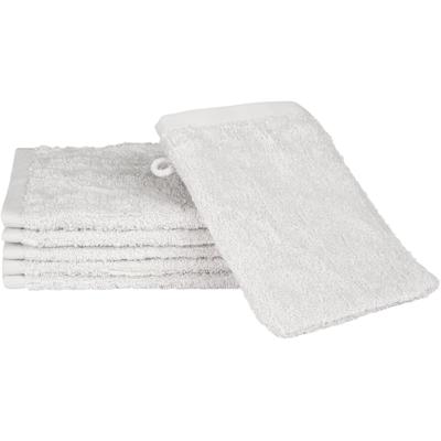 Waschhandschuh ROSS "Premium", silber, B:16cm L:22cm, Frottier, Handtücher (Packung), 100% Baumwolle Image