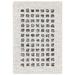 White 60 x 36 x 0.375 in Area Rug - Foundry Select Sikira Wool Area Rug Wool | 60 H x 36 W x 0.375 D in | Wayfair 59D9E84BF39C4B5FA9A4F67A71182DD3