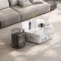 Orren Ellis Ashera Living Room Table Set in Brown/Gray/White | Wayfair 81E7BFB98B7943AA88AE10ADC3D052F5