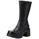 FLY London Women's MYRE259FLY Mid Calf Boot, Black, 4 UK