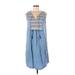 Neiman Marcus Casual Dress: Blue Dresses - Women's Size 8
