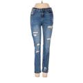 Wax Jean Jeans - Mid/Reg Rise: Blue Bottoms - Women's Size 1