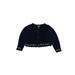 The Children's Place Cardigan Sweater: Blue Solid Tops - Kids Girl's Size 8