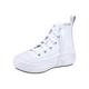 Sneaker CONVERSE "CHUCK TAYLOR ALL STAR PLATFORM MOVE LEATHER" Gr. 30, weiß (weiß, weiß) Schuhe Jungen