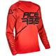 Acerbis MX J-Kid 5 Kinder Motocross Jersey, schwarz-rot, Größe L