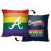 MLB Pride Series Atlanta Braves Printed Throw Pillow