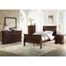 Lillie 6 Piece Cherry Sleigh Bedroom Set