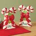 Festive Candy Cane Salt & Pepper Holiday Shaker Set