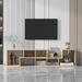 41-inch Double L-Shaped TV Cabinet，Wood Grain Decoration，Display Shelf, Bookcase for Home Furniture，be Assembled in Lounge Room