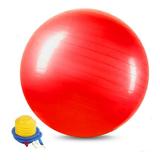 Exercise Ball Yoga Ball Pilates Ball Medicine Balls for Exercise Therapy Ball Chair Extra Thick Anti Burst for Balance Stability Workout Pregnancy Birthing and Physical Therapyï¼ŒRed - 75cm