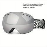 Double-layer Anti-fog Ski Goggles Windproof Ski Goggles Winter Mountaineering And Skiing Snow Goggles Anti-radiation Ski Goggles