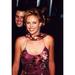 Charize Theron Side View Pink Floral Dress And Scarf Photo Print (16 x 20) - Item # PIC00500