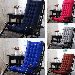 Solid Color Garden Rocking Chair Cushion Pad Indoor/Outdoor Deck Chair Cushion Soft Thickened Patio Chaise Lounger Cushion