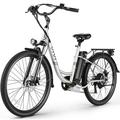 Vivi Electric Bike 26 Electric Bike for Adults 500W Electric Bike with 48V Removable Battery Electric Commuter Cruiser Bike 20MPH & 50 Mile City Electric Bike with Cruise Control