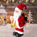 Electric Santa Toys Musical Dancing Christmas Santa Toys for Kids Xmas Electric Dolls Christmas Decoration Ornament Christmas Music Animated Santa Claus Figure Xmas Electric Dolls for Kids