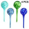 Plant Watering Globes - Plant Watering Devices - Plant Watering Bulbs - Self Watering Spikes Watering Bulbs 4 PCS