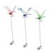 Clearance Fake Dragonflies Clip 3D Dragonflies Garden Decorative Clips Garden Patio Decoration Dragonflies Stakes With Sticks and Clip