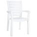 Dining Arm Chair Set of 2 White Belen Kox