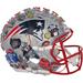 Rob Gronkowski New England Patriots Autographed Riddell Speed Authentic Helmet - Art by Charles Fazzino HG99297913
