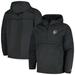 Men's Nike Black WM Phoenix Open Unscripted Anorak Performance Hooded Half-Zip Top