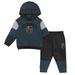 Toddler Charcoal/Black Vegas Golden Knights Big Skate Fleece Pullover Hoodie and Sweatpants Set