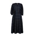 Women's Blue / Black / Grey Klara Tartan Dress Extra Large Numbat